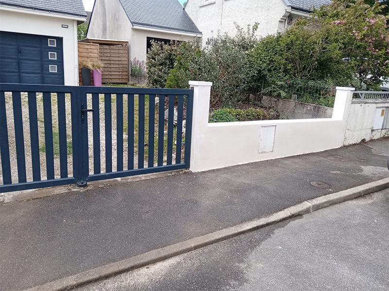 Construction de clôtures et de murets extérieurs à Saint-Herblain2